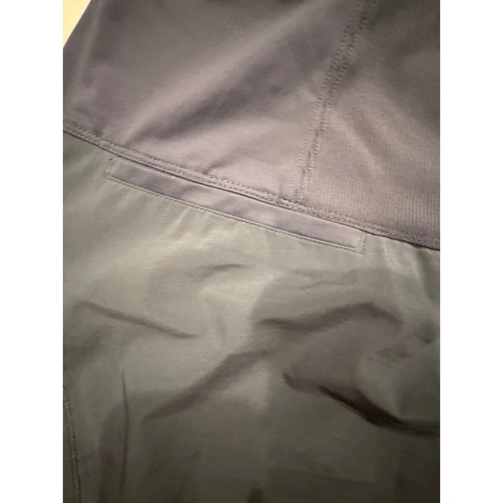 Lucky in Love Running Tennis Skort Charcoal Gray Reflective Back Pocket Skirt XL